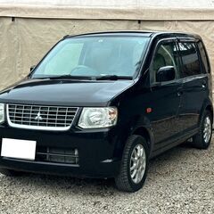 三菱　ekワゴン　ブラック　車検付き　社外ナビ　ワンセグ　キーレ...