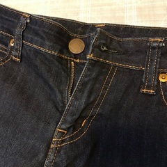 ユニクロ　デニム　ハーフパンツ　W61 レディース9の画像