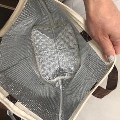 保冷バッグ　マリンボーダーの画像