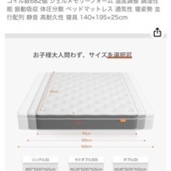 スウィートナイト　ダブルベッドマットレス　の画像