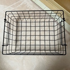 ニトリ　積み重ねできるバスケット　フィロー2 横型ハーフの画像