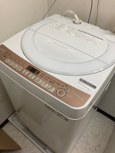 【洗濯機】21年製シャープ洗濯機