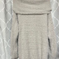 セーターのミニワンピ