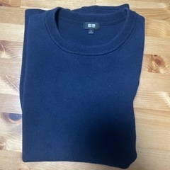 メンズ　UNIQLO ワッフルニット