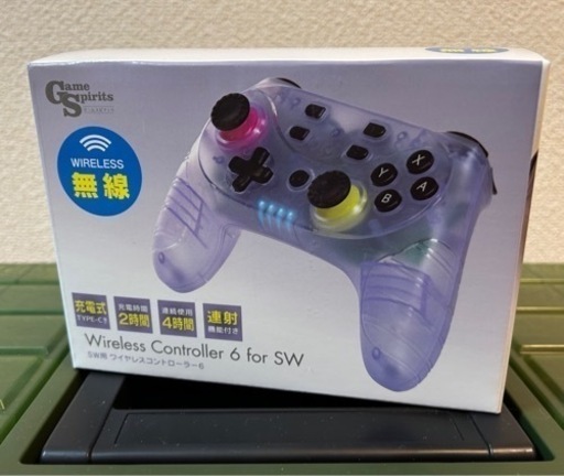 新品！提供開始2024-01-29最新版 【クリア】GameSpirits SW用ワイヤレスコントローラー６