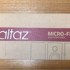【値下げしました】Altaz MICRO-FI スピーカーの画像