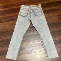 Levi’s 501 skinny w27リーバイススキニーデニムジーンズグレーの画像
