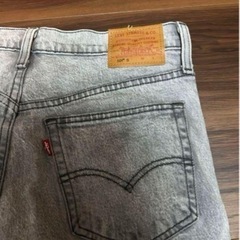 Levi’s 501 skinny w27リーバイススキニーデニムジーンズグレーの画像