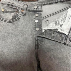 Levi’s 501 skinny w27リーバイススキニーデニムジーンズグレーの画像