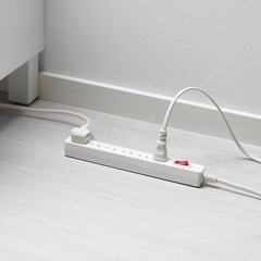 【中古】IKEA イケア 延長コード 2個の画像