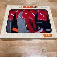 キッズ靴下 新品未開封 23-25cm puma 靴下 5足セット