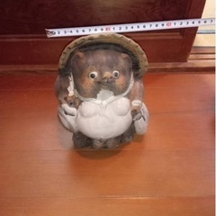 【値下げしました】たぬきの置物（ミニ）④の画像