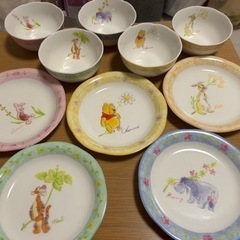プーさんお皿セット