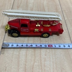 アンティーク　レトロ　　クラシック　消防車　はしご車　ミニカーの画像