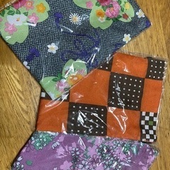 和柄巾着3つ