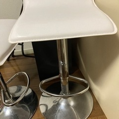 カウンターチェア　2脚　本日値下げ！の画像