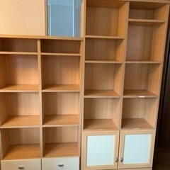 さしあげます！　収納家具2個　テレビ台1台の画像