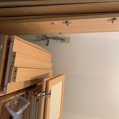 さしあげます！　収納家具2個　テレビ台1台の画像