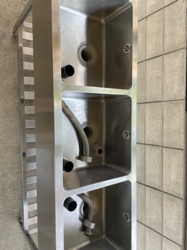 業務用3層シンク　流し台