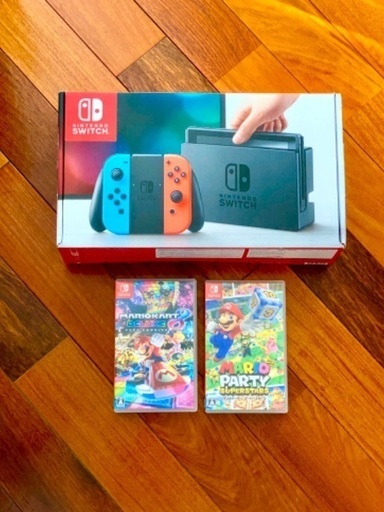 美品　任天堂 Nintendo Switch 本体&パリオカート&マリオパーティ