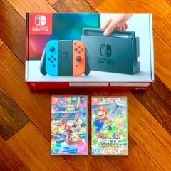 美品　任天堂 Nintendo Switch 本体&パリオカート&マリオパーティ