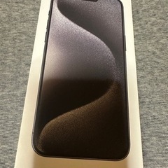 iPhone15ProMAX256GBブラックチタニウム