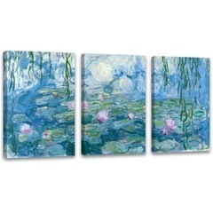 【新品未使用】モネ 睡蓮 アートパネル 30×40