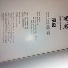 昆虫図鑑　小学館の図鑑NEO の画像