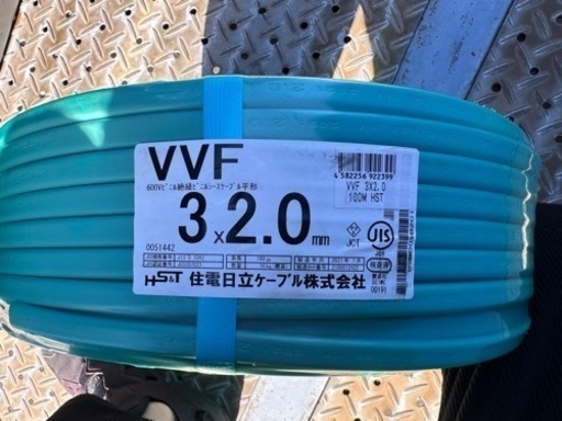 VVFケーブル 2.0-3C