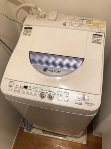 シャープ 洗濯乾燥機 5.5kg 清掃後受け渡し 洗濯機