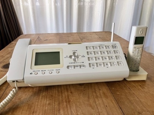 電話機 ファックス 子機付き 無印良品