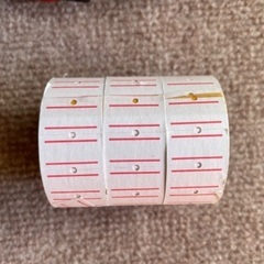 8桁値札ハンドラベラー 値段シール ラベル貼り 小型軽量 値付けの画像