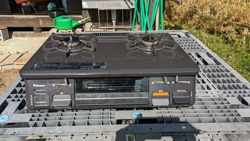 中古ガスコンロ　都市ガス　パロマ　IC-N86BS-R　引き取りのみ　千葉県印西市
