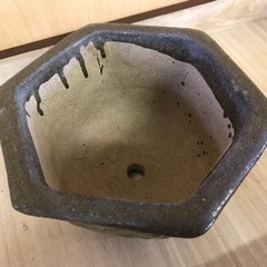 鉢　六角形の画像