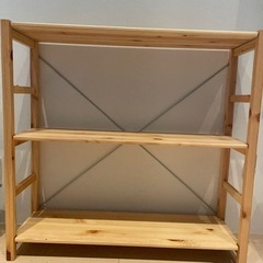 無印　パイン材ユニットシェルフ