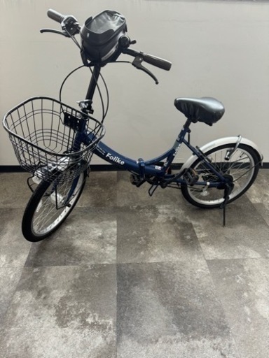 美品！ギア付き折りたたみ自転車