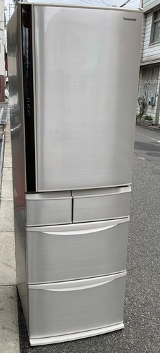 【RKGRE-286】特価！Panasonic/426L 冷凍冷蔵庫/NR-E430V-N/中古品/2015年製/当社より近隣無料配達！