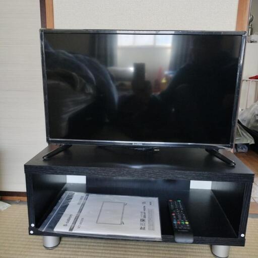 【美品】S-cubism　24V型テレビ（ローボードセット）