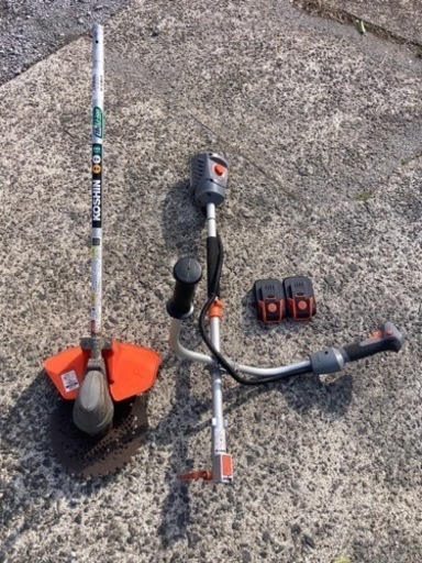 KOSHIN 工進　充電式草刈機　バッテリー2個
