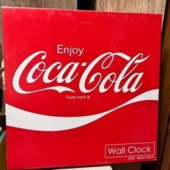 コカコーラ 赤時計 掛け時計の画像