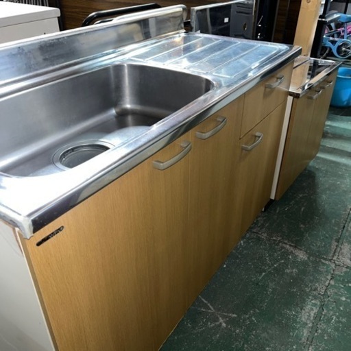 ☆激安☆現状品☆流しセット　流し　ガス台　吊り戸棚