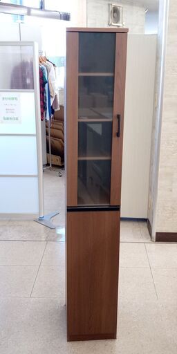 ★ジモティ割あり★  すき間収納 こげ茶 H178×D39×W29.5 クリーニング済み TJ4412