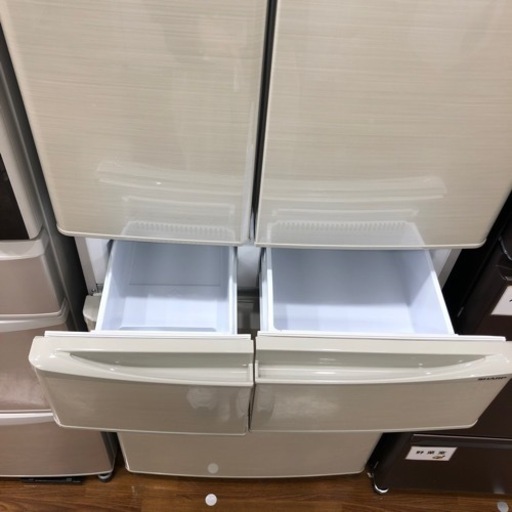 SHARP 6ドア冷蔵庫　2019年製　SJ-F461E-N