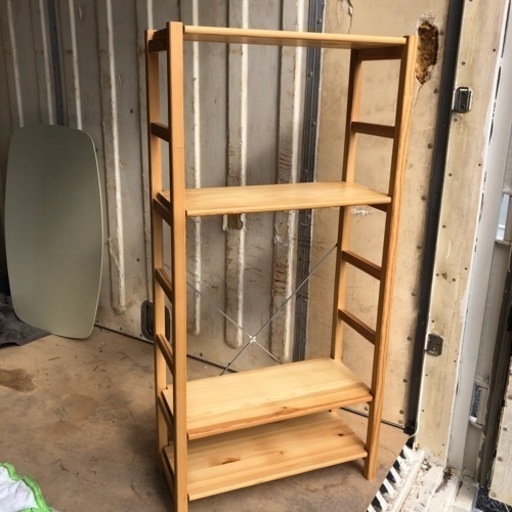 オシャレな木製棚
