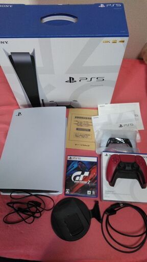 中古PS5　GT7　コントローラー　セット　プレイステーション５