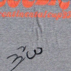 「ジーコ　直筆　サイン　Ｔシャツ　1995年 ビーチ・サッカー三浦海岸」の画像
