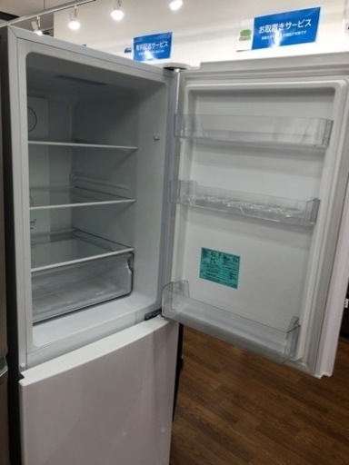 2ドア冷蔵庫　Haier 2019年製　JR-NF218B