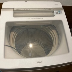 洗濯機　10キロ　アクア