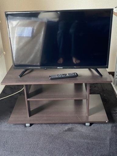 決まりました。テレビ+テレビ台
