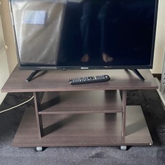 決まりました。テレビ+テレビ台